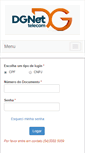 Mobile Screenshot of central.dgnet.com.br
